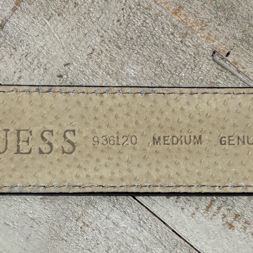 NWOT❤️Guess Leopard Print Crystal G Belt-M - Picture 5 of 5